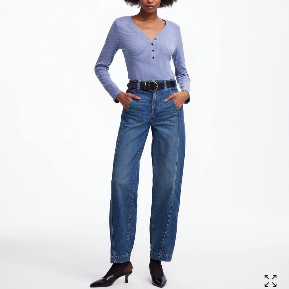 NWT Madewell Tapered Denim Trousers
